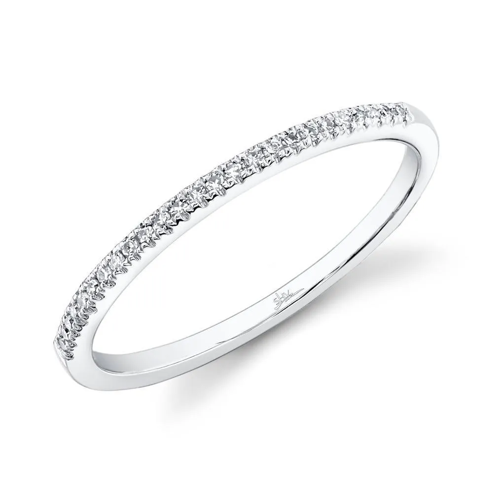 0.08ctw White Gold Diamond Band Ring