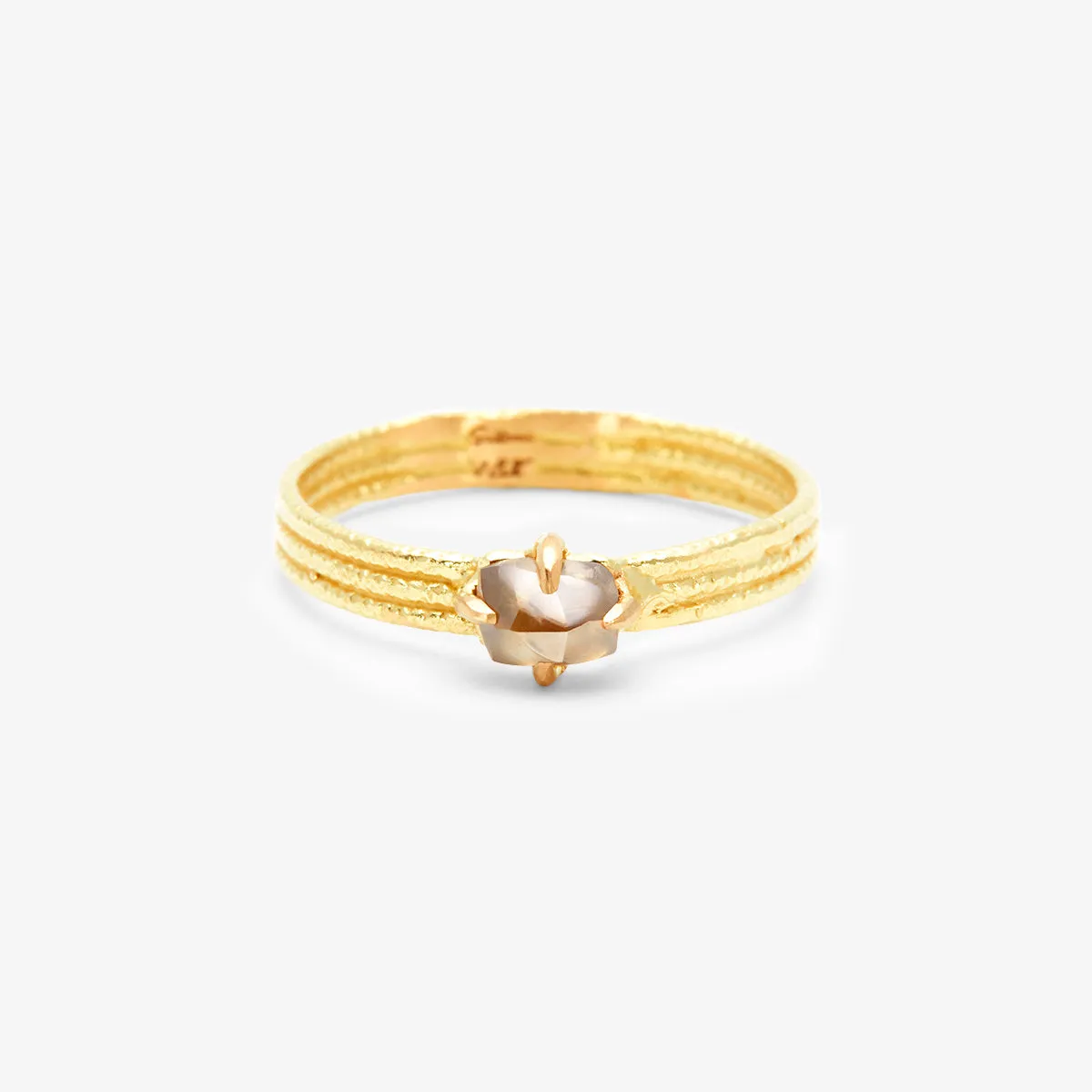 0.44 Carat 15th Anniversary One-of-a-Kind Brown Diamond Ring | BDR15-OOAK