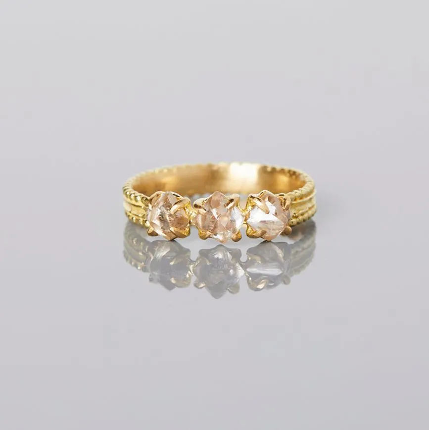 0.44 Carat 15th Anniversary One-of-a-Kind Brown Diamond Ring | BDR21-OOAK