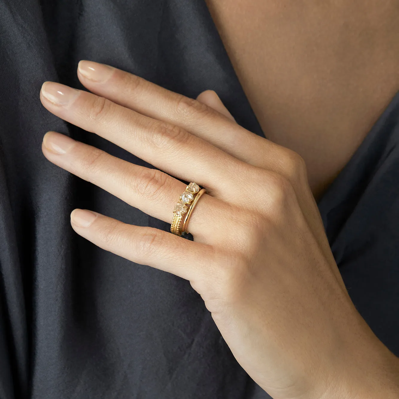 0.44 Carat 15th Anniversary One-of-a-Kind Brown Diamond Ring | BDR21-OOAK