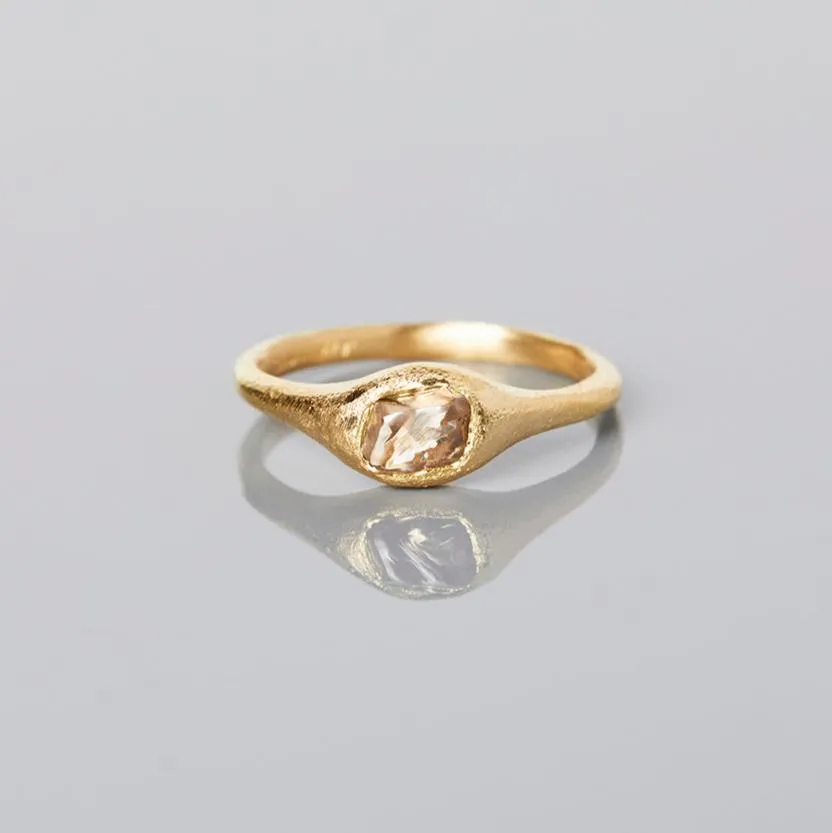 0.69 Carat 15th Anniversary One-of-a-Kind Brown Diamond Ring | BDR18-OOAK