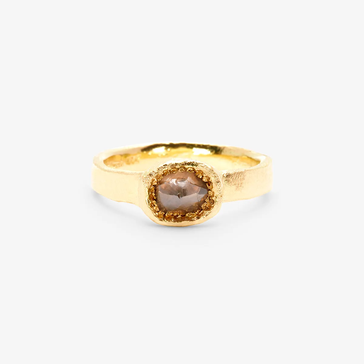 0.8 Carat 15th Anniversary One-of-a-Kind Brown Diamond Ring | BDR24-OOAK