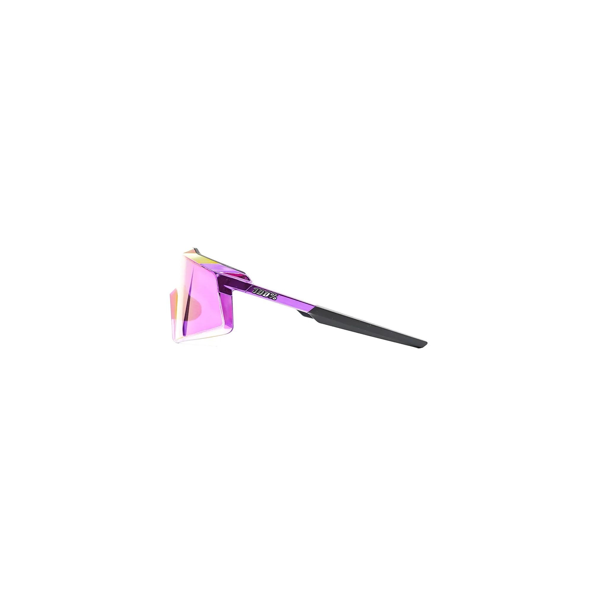 100% Aerocraft Sunglasses - Gloss Purple Chrome Purple Multilayer Mirror Lens