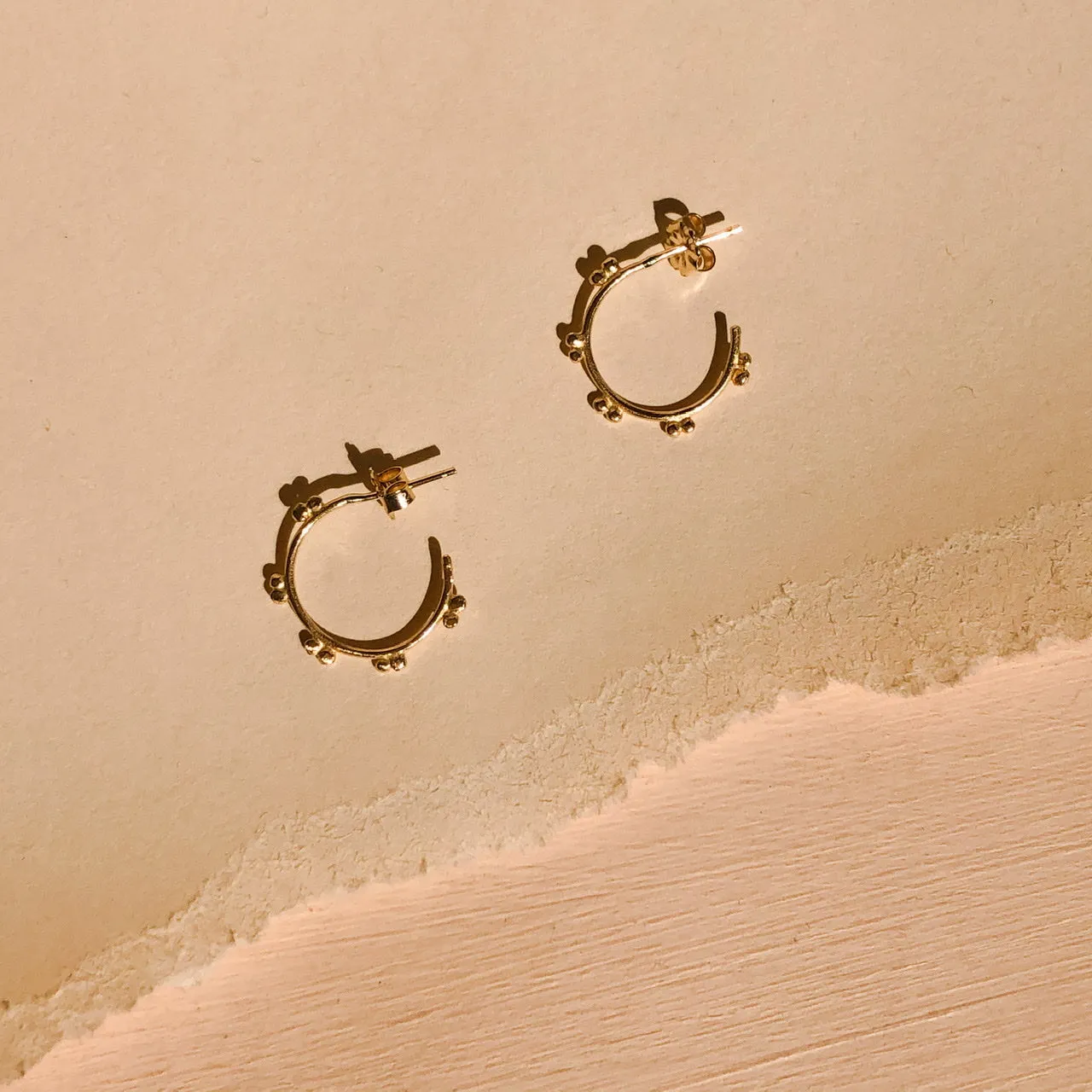 14kt Gold Marais Hoop Earrings