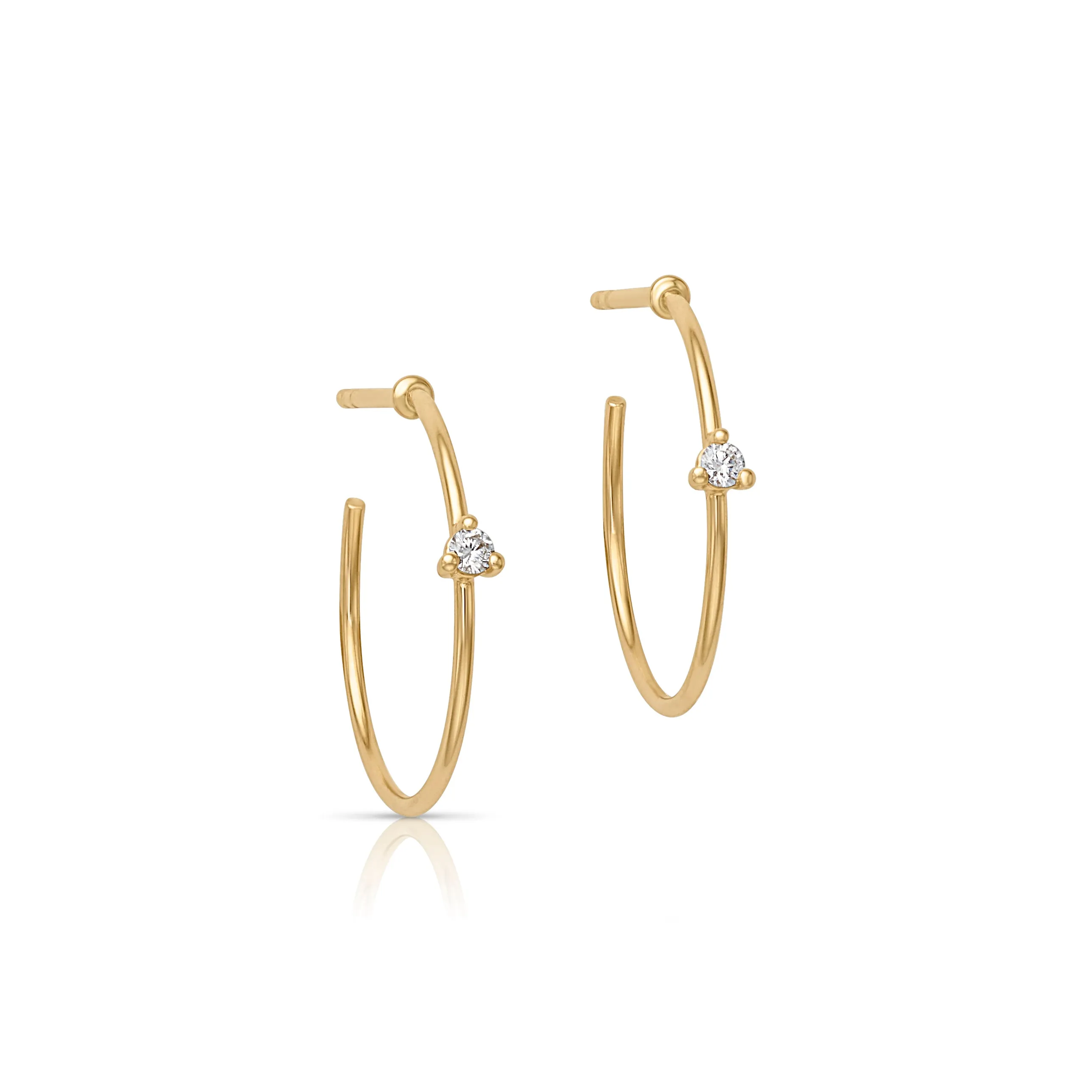 14KY Souli Wire Hoops