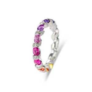 18k Gold Round Cut Rings
