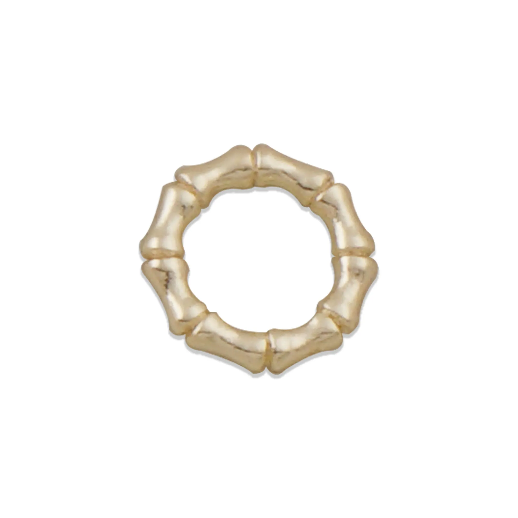 20PCS 14k Gold Filled Bamboo Jump Ring, 8mm Closed Jump Ring, Round Jump Ring, Bracelet Connector Jump Ring, Bamboo Jump Ring 10419450