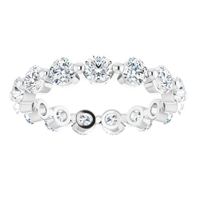 2.55 ct. Round Diamond Eternity Band