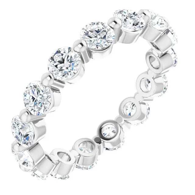 2.55 ct. Round Diamond Eternity Band