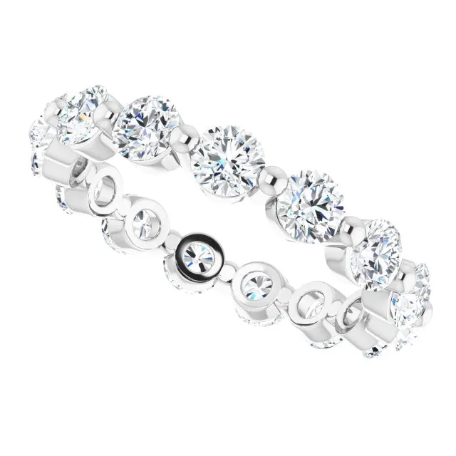 2.55 ct. Round Diamond Eternity Band