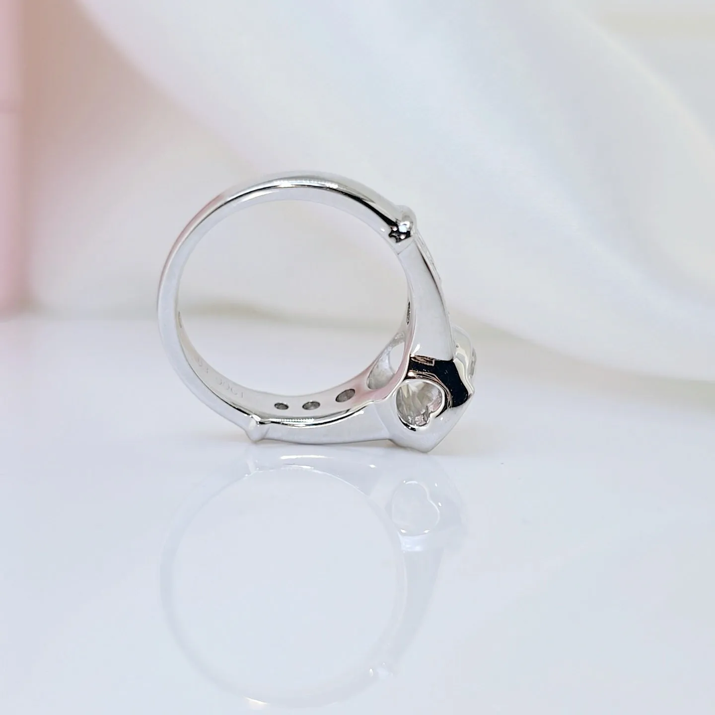3ct Round Cut Diamond White Gold Luxury Engagement Ring