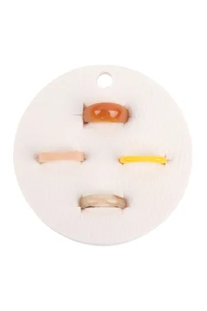 4 PCS RING SET ACRYLIC