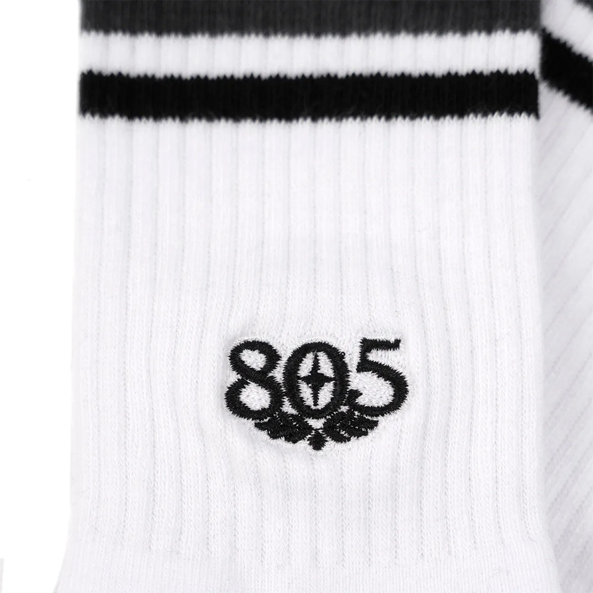 805 Brew Sock - White/Black