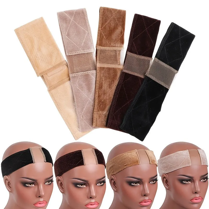 Adjustable Lace Wig Grip with Silicone Top - Secure and Comfortable Wig Support