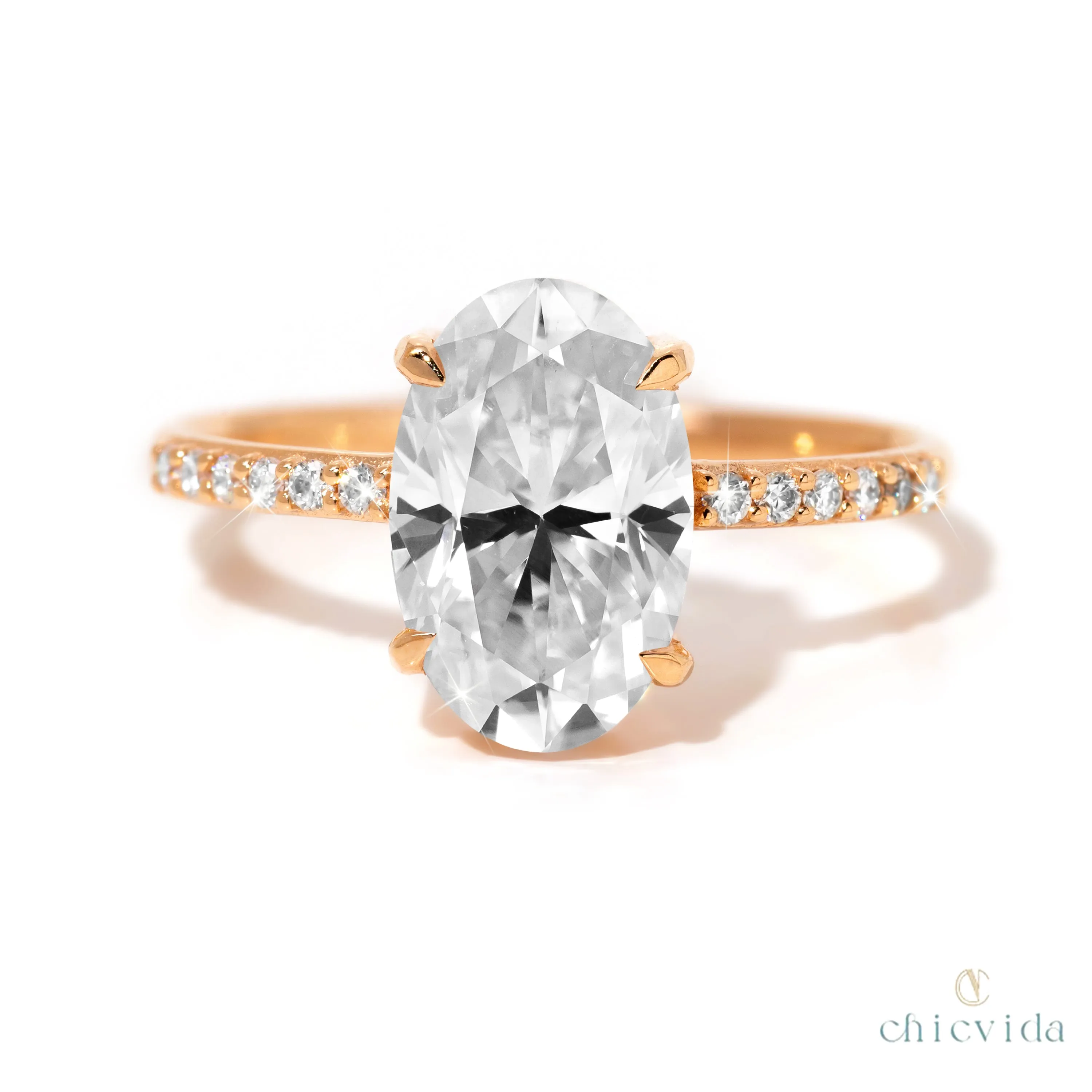 Ageless Lab Diamond Oval Ring