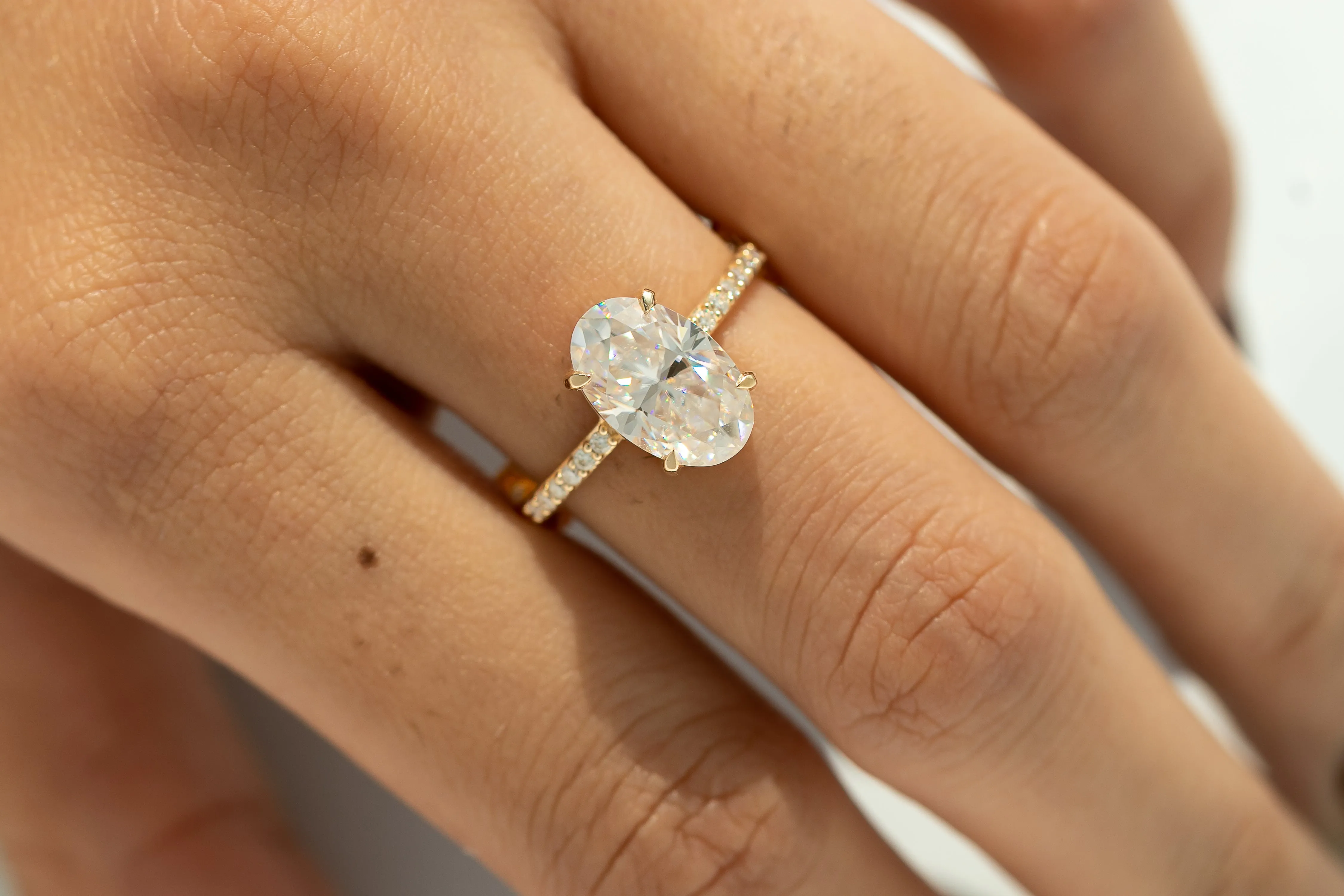 Ageless Lab Diamond Oval Ring