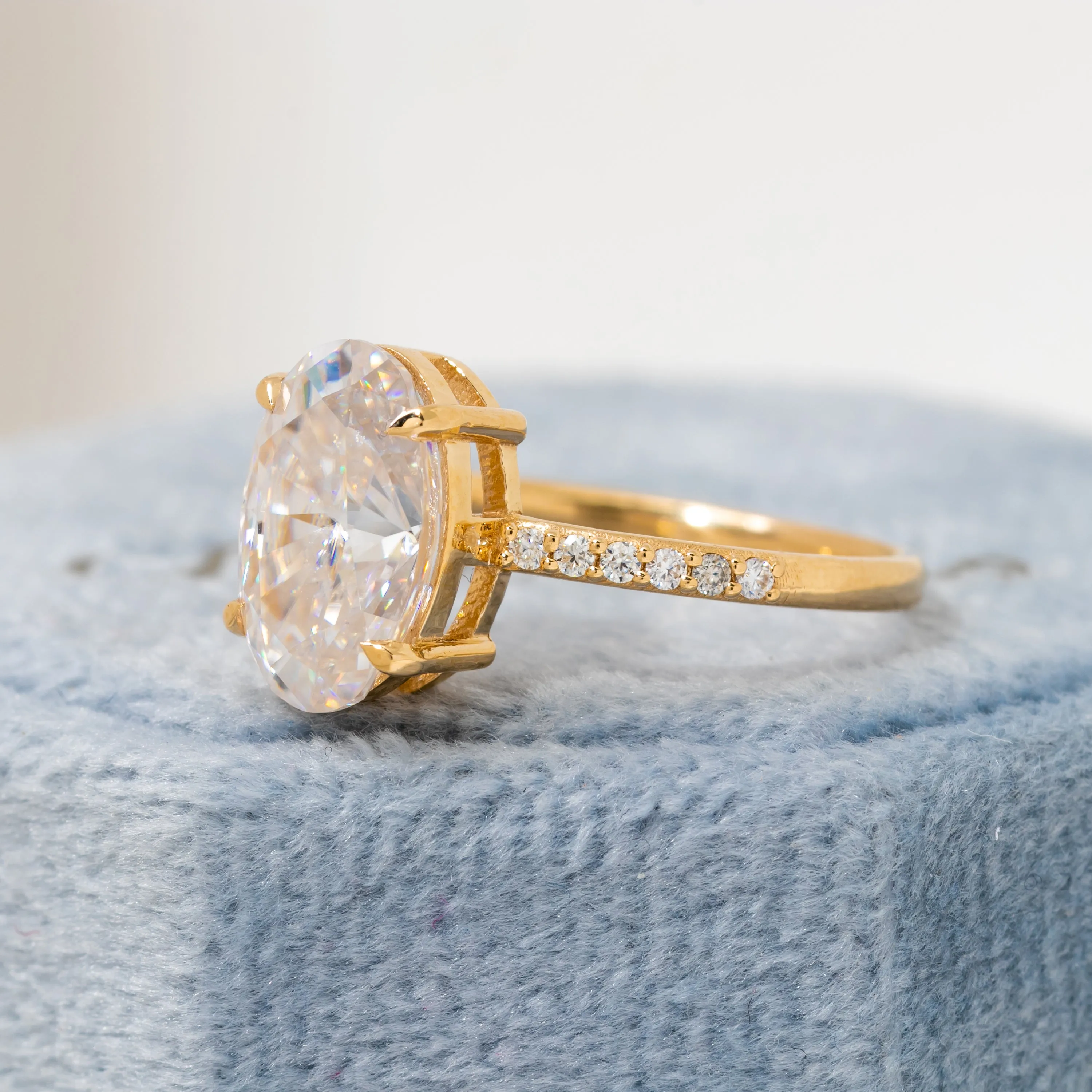 Ageless Lab Diamond Oval Ring