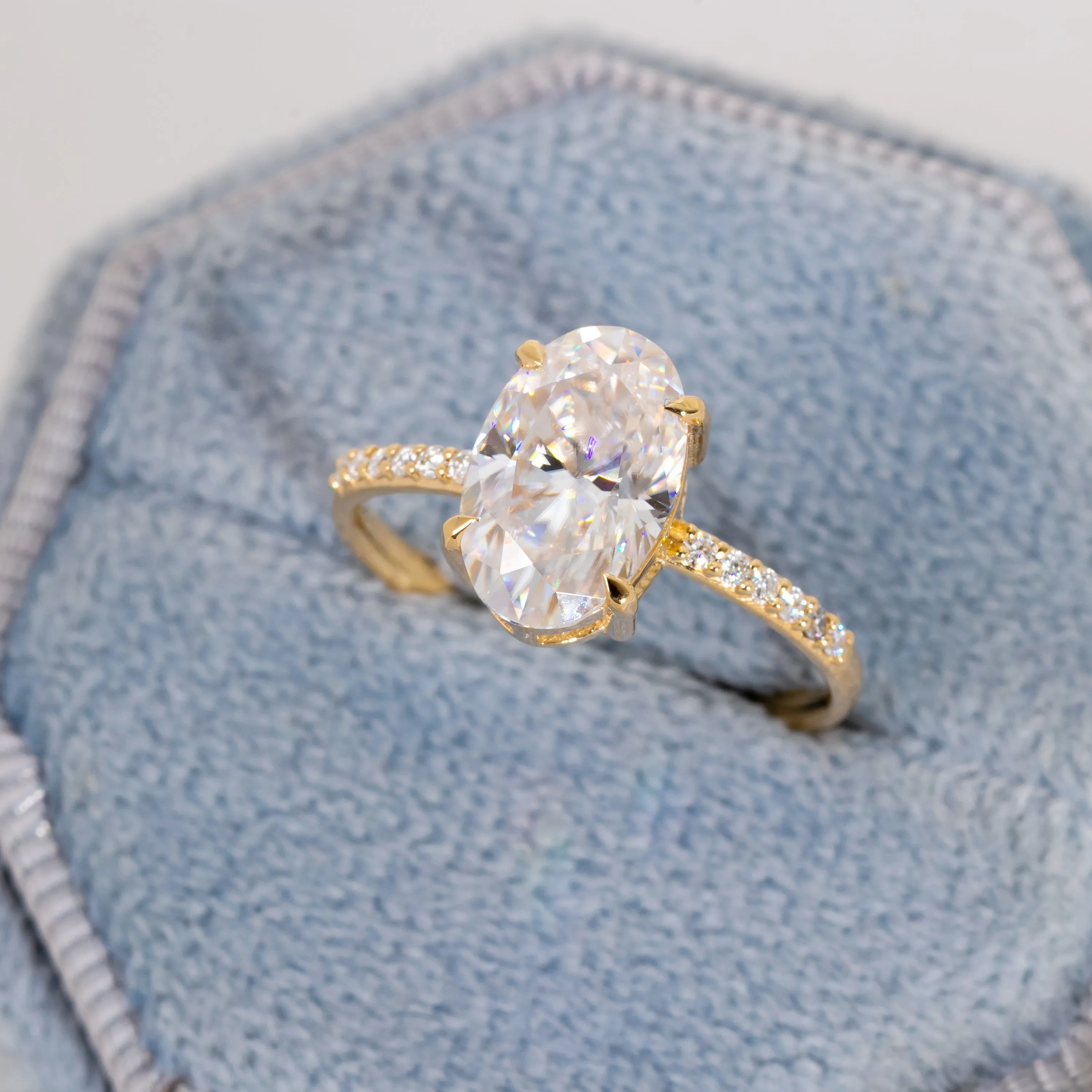 Ageless Lab Diamond Oval Ring