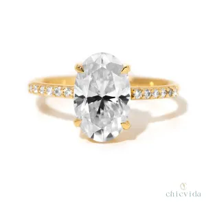 Ageless Lab Diamond Oval Ring