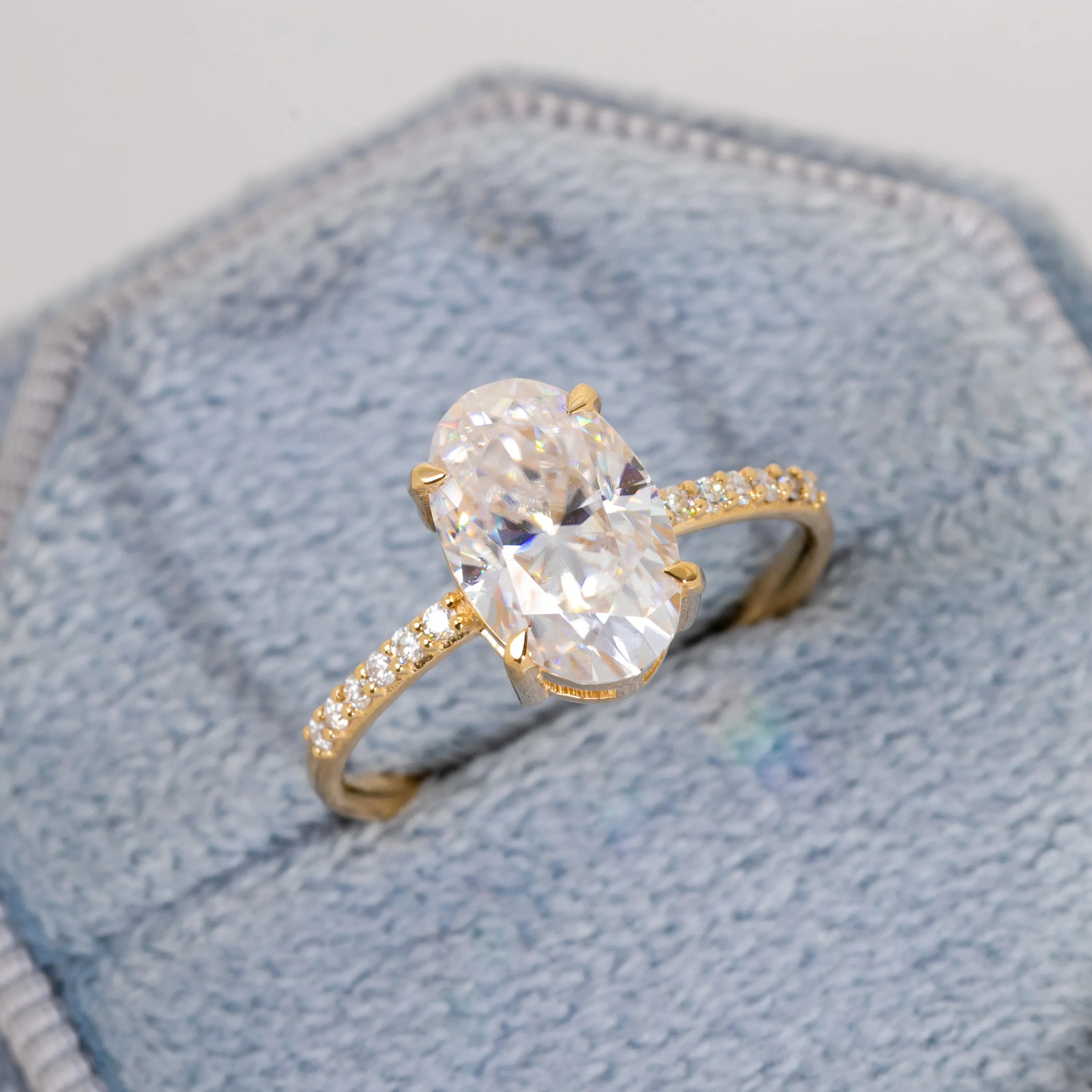 Ageless Lab Diamond Oval Ring