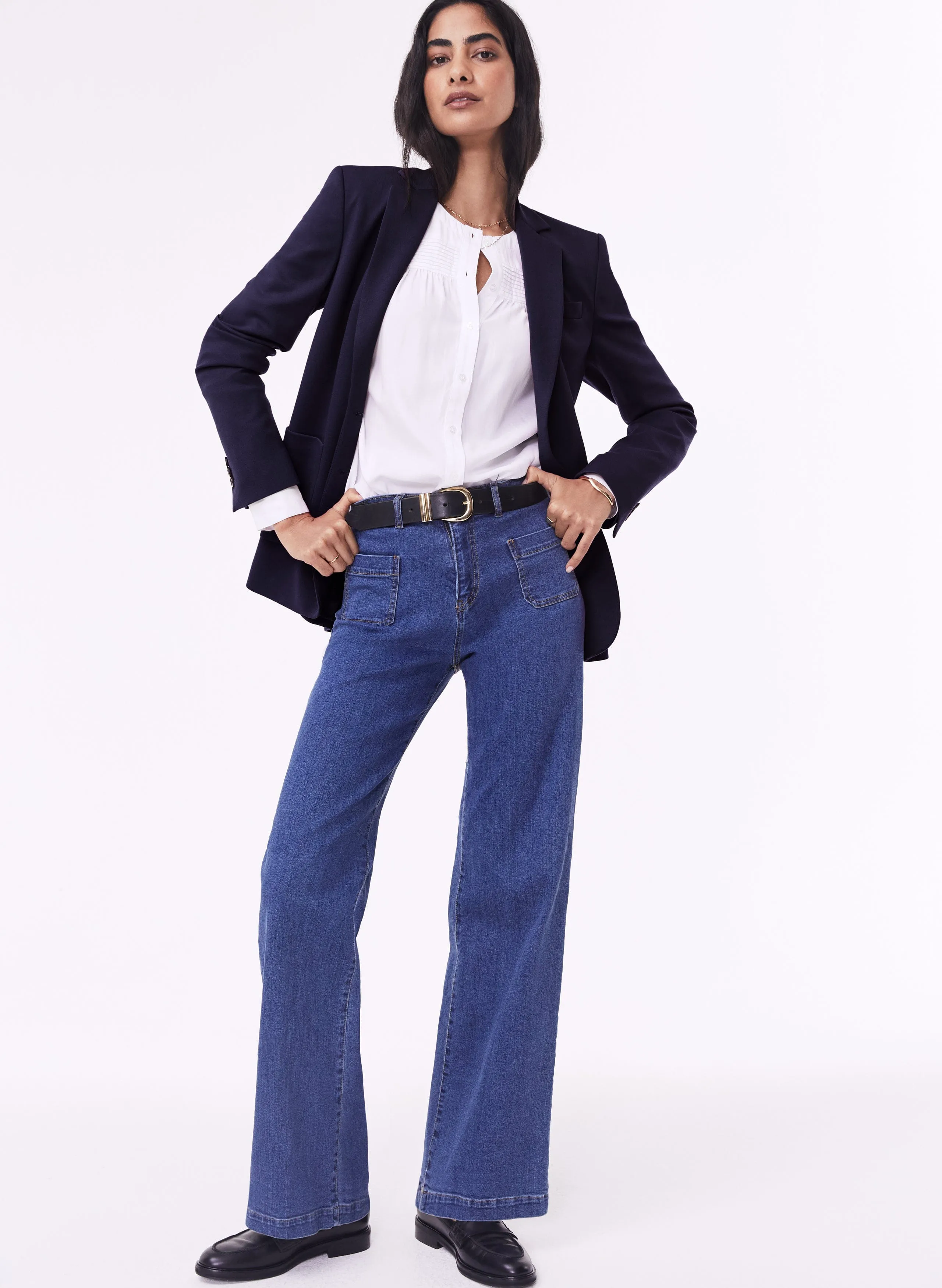 Alanis LENZING™ ECOVERO™ Jacket | Classic Navy