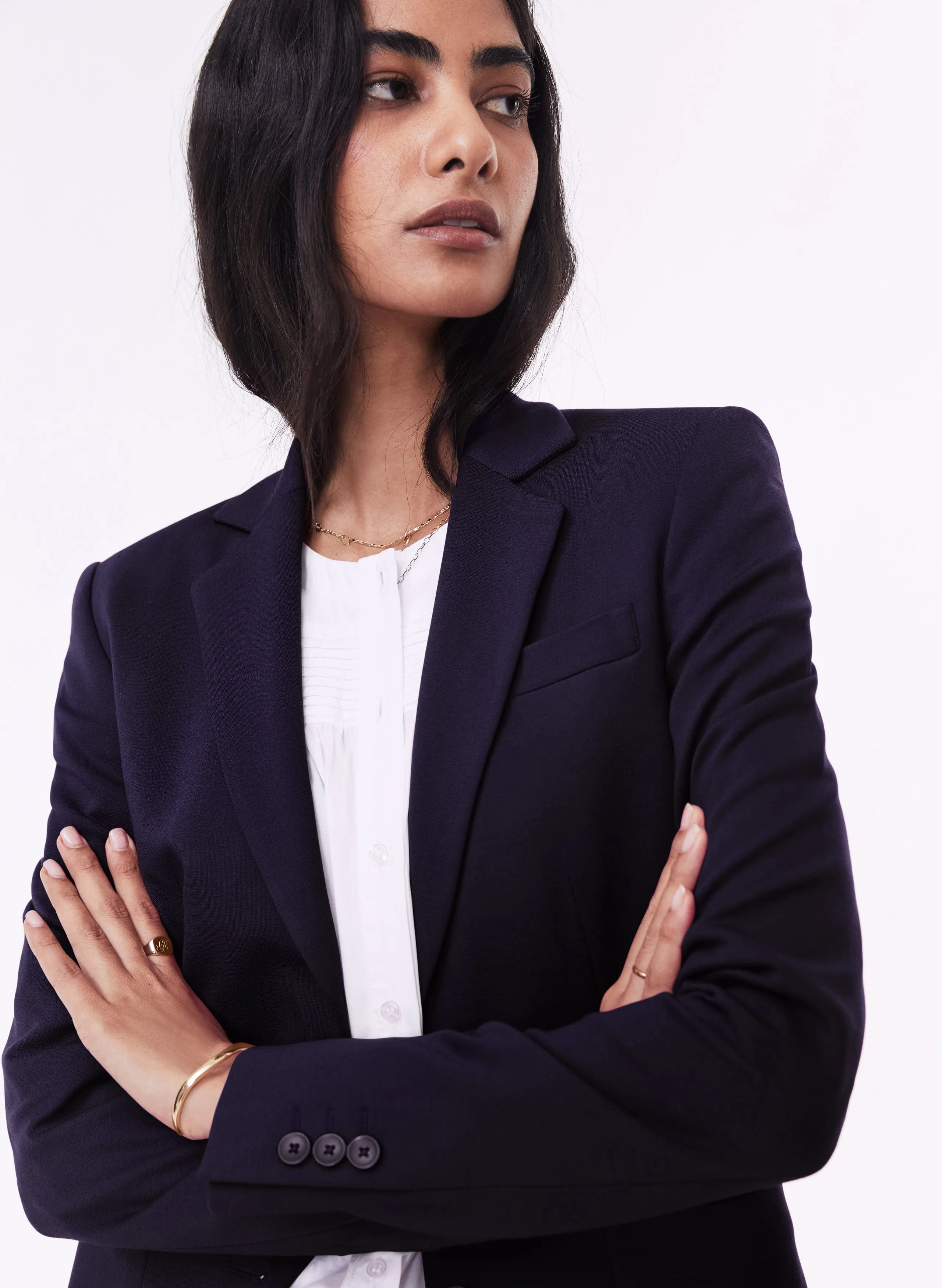 Alanis LENZING™ ECOVERO™ Jacket | Classic Navy