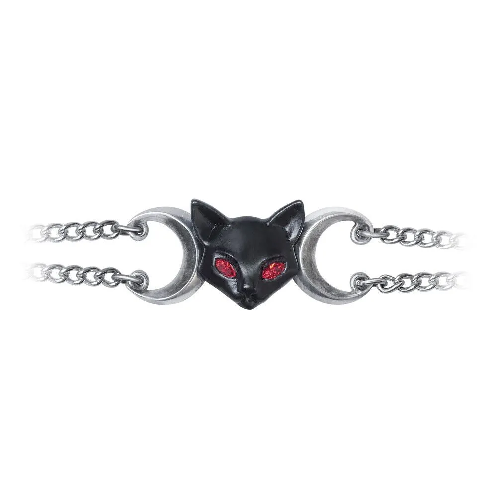 Alchemy Gothic A125 Wild Black Rose Bracelet CHOOSE Size