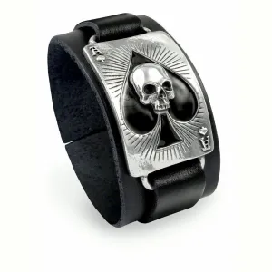 Alchemy Gothic A125 Wild Black Rose Bracelet CHOOSE Size