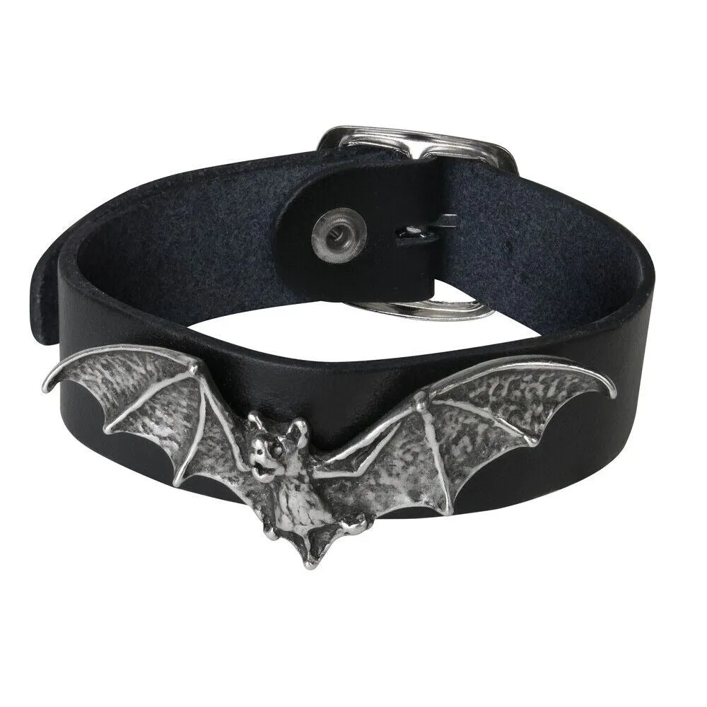 Alchemy Gothic A125 Wild Black Rose Bracelet CHOOSE Size