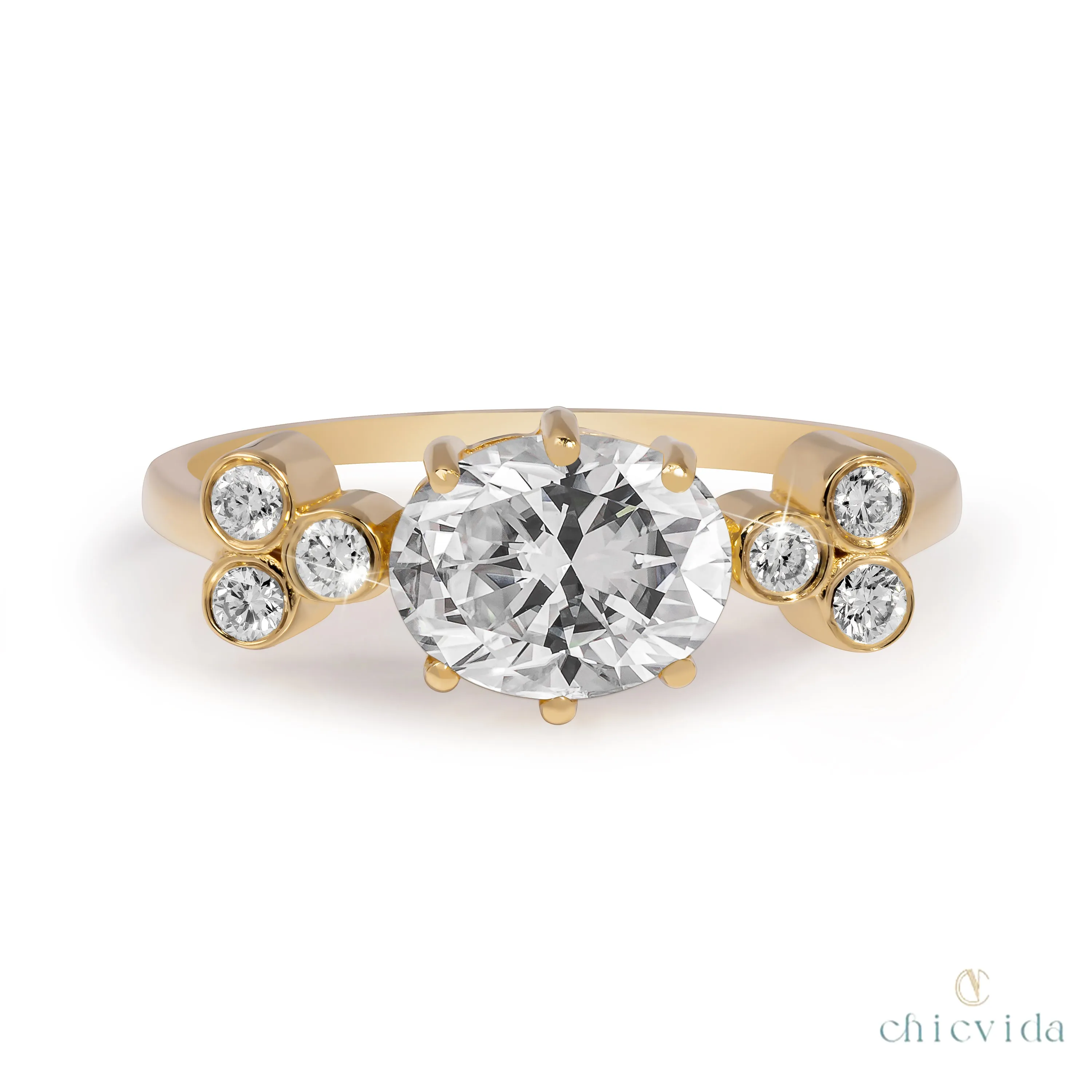 Alexis Moissanite Ring