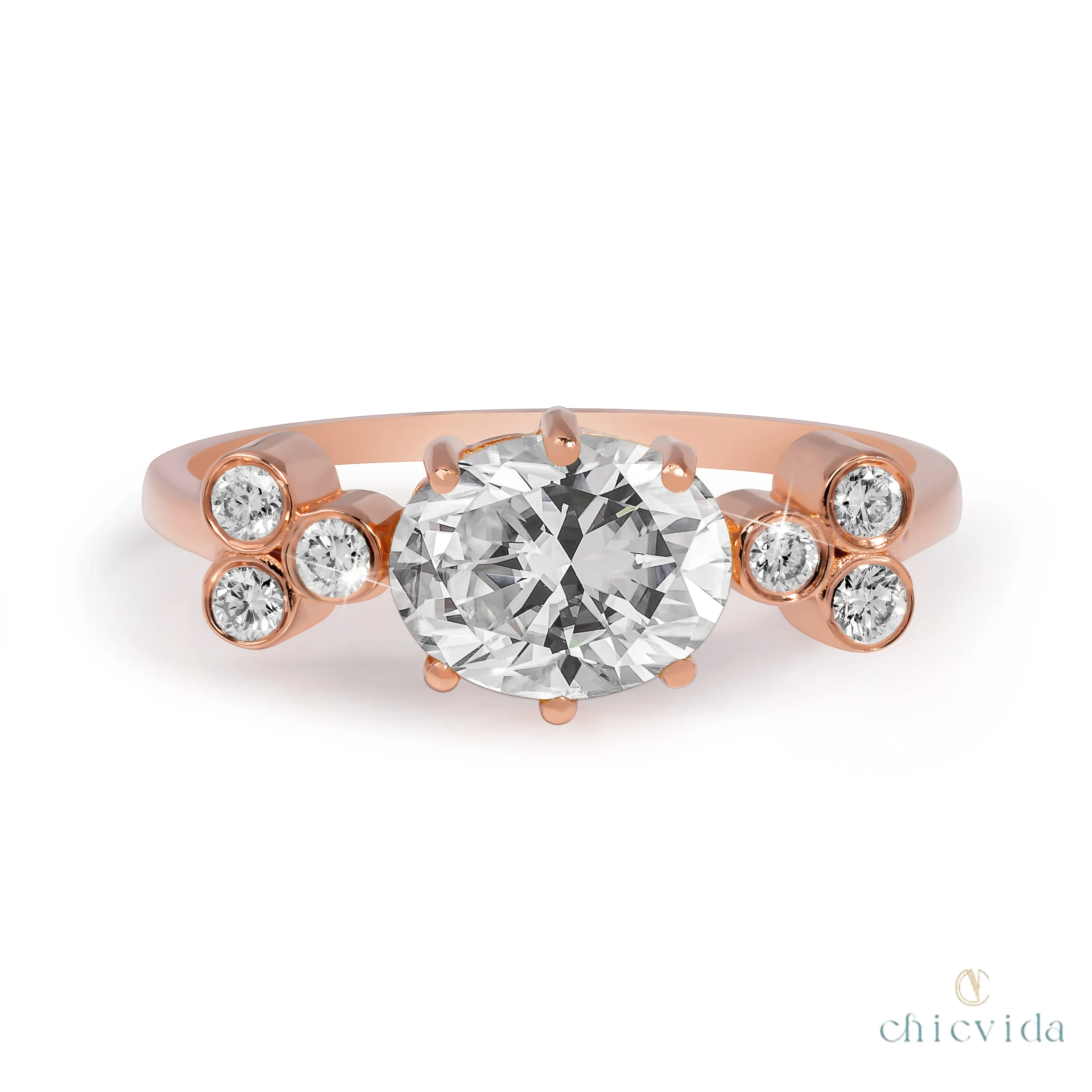 Alexis Moissanite Ring