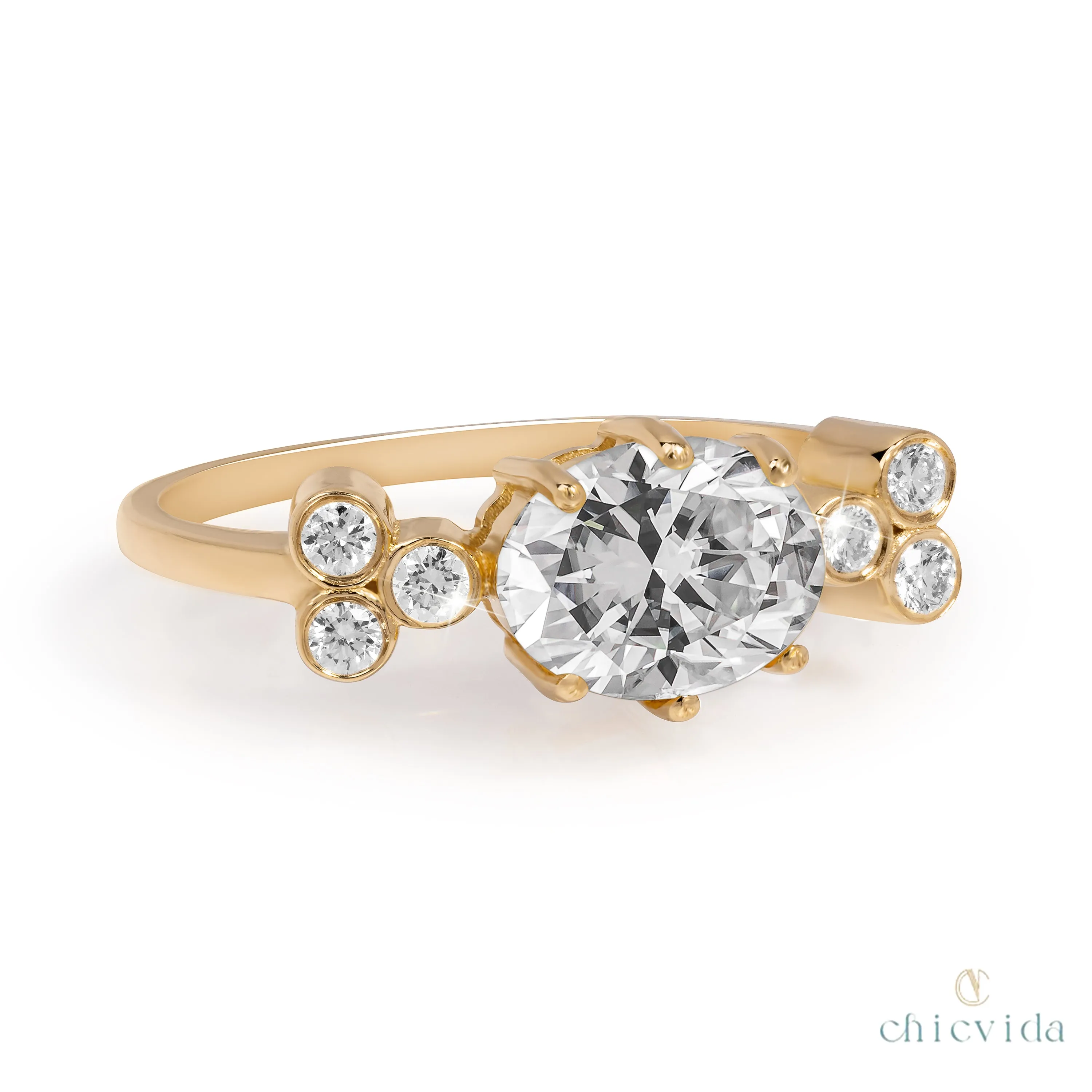 Alexis Moissanite Ring
