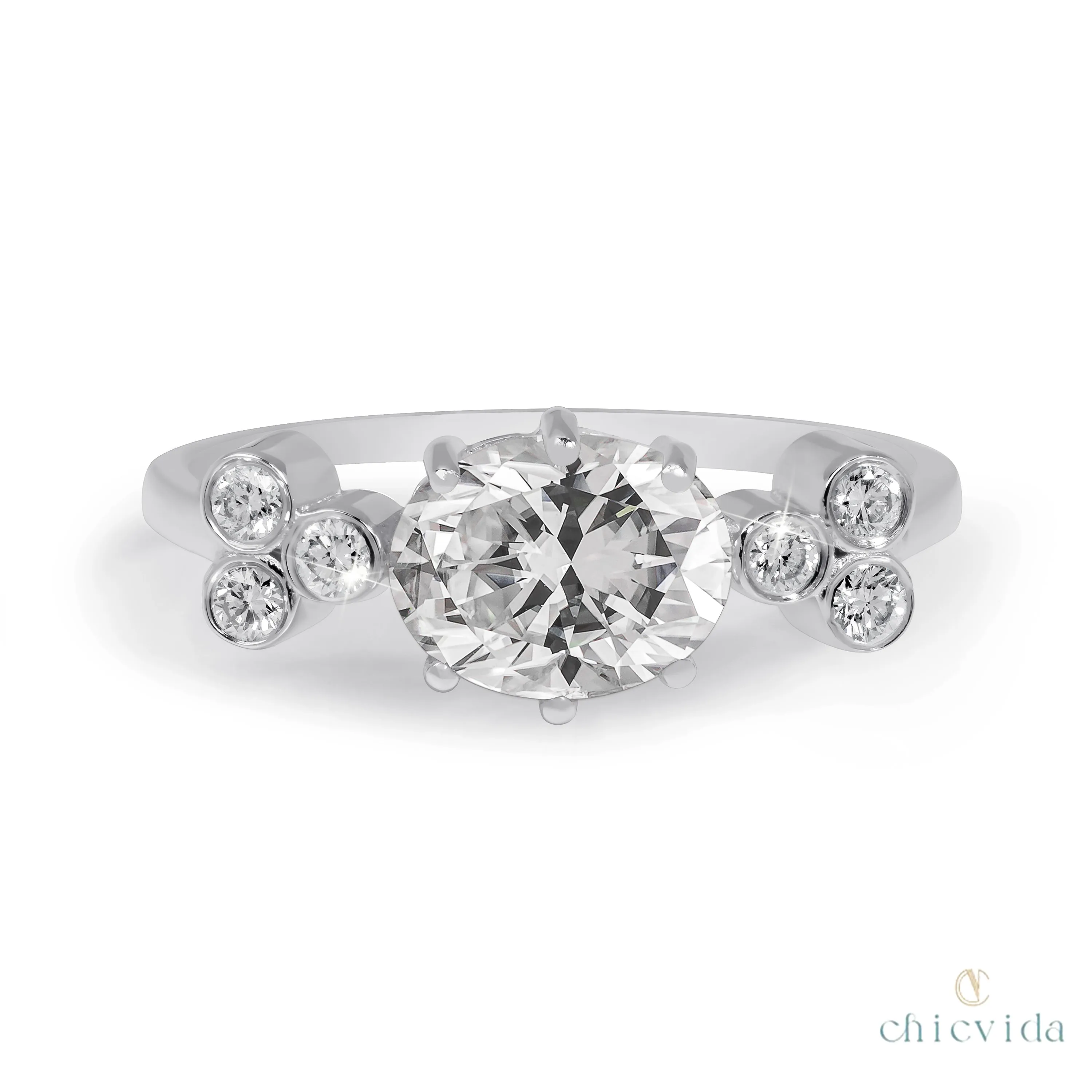 Alexis Moissanite Ring