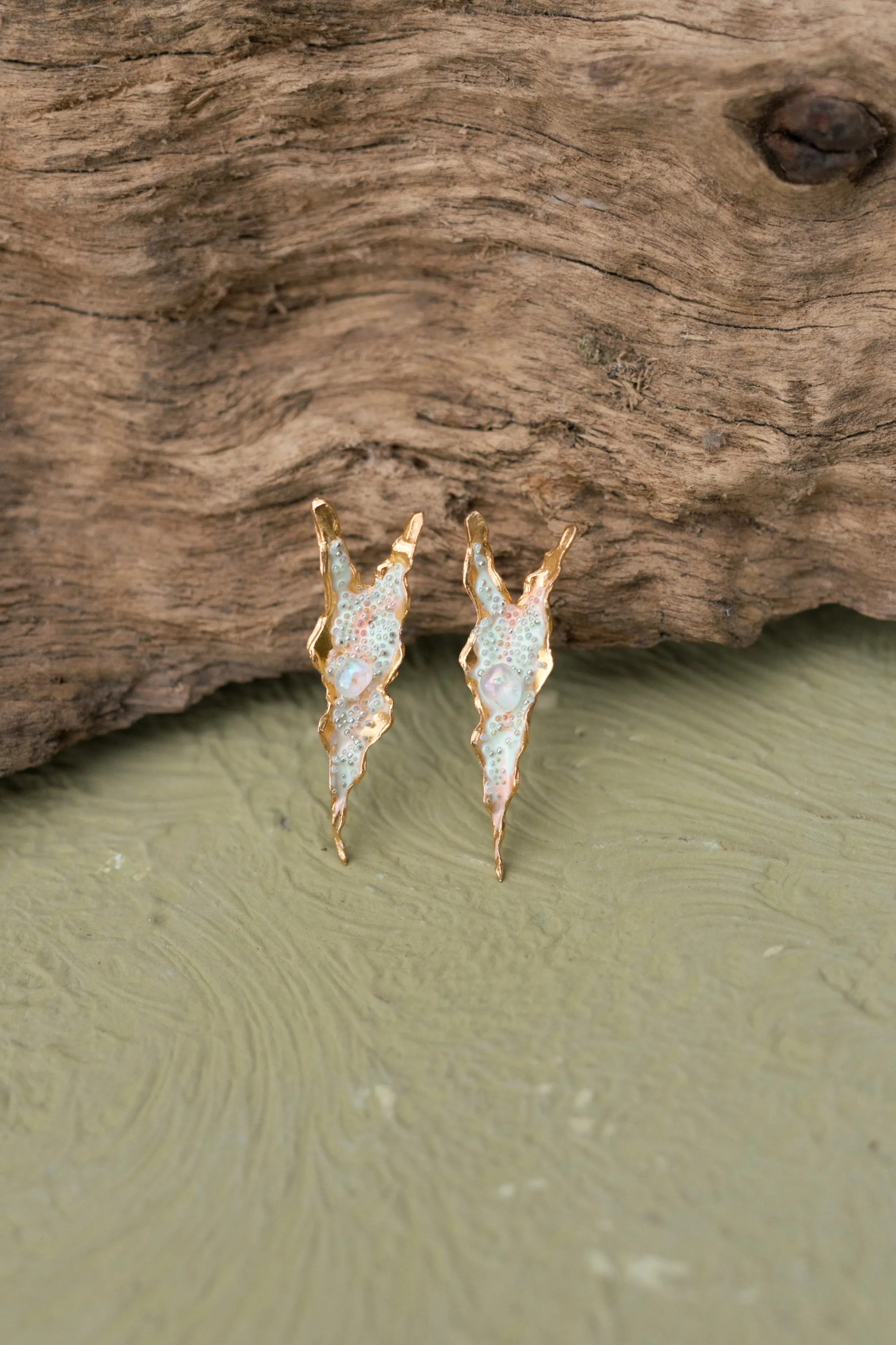 Alocasia Velvet Earrings