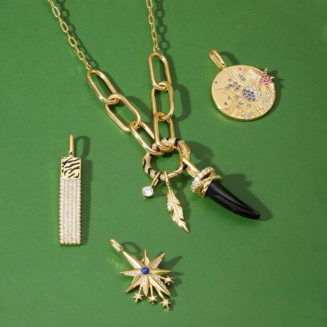 Ania Haie Gold Shooting Star Charm