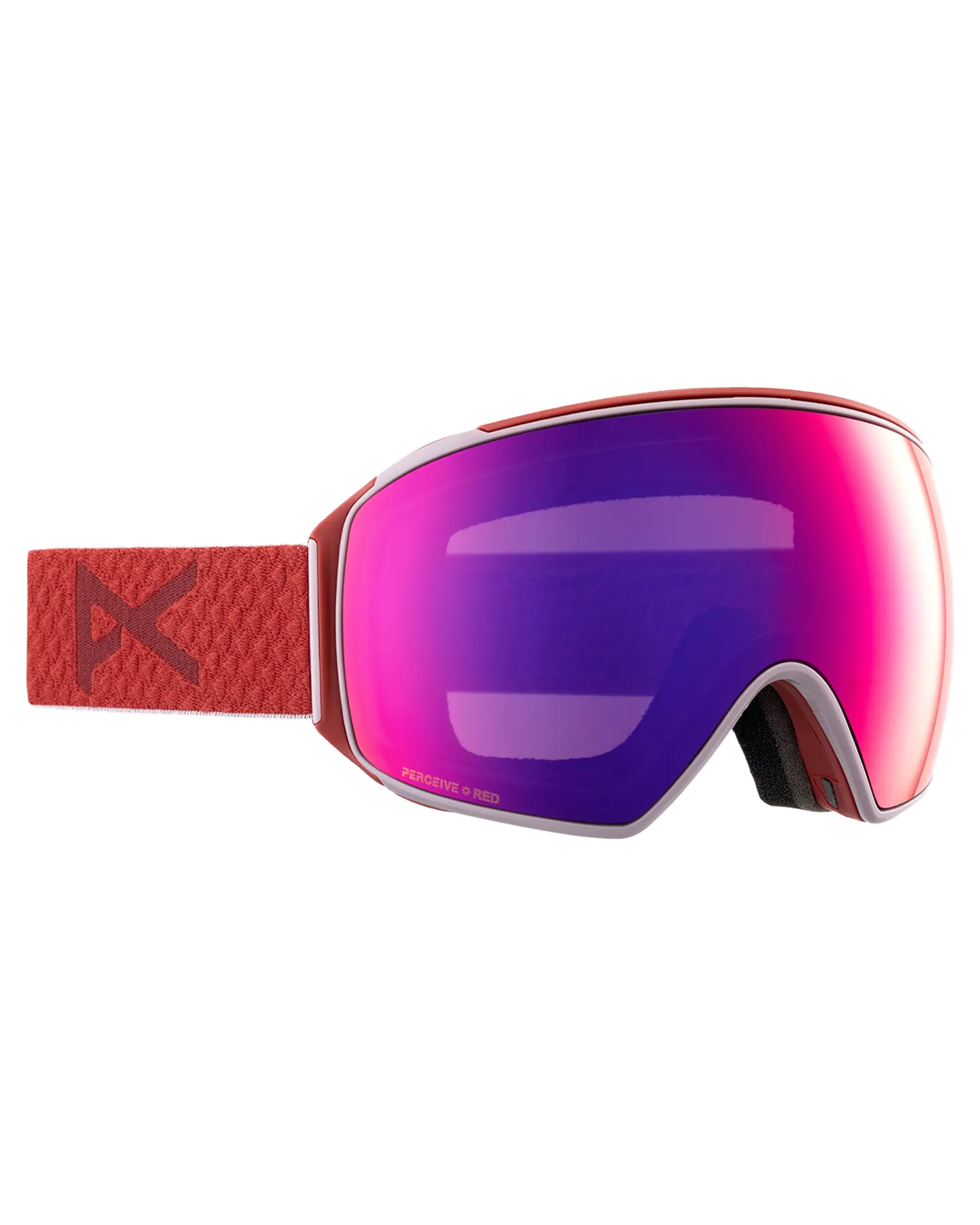 Anon M4 Toric Low Bridge Fit Snow Goggles   Bonus Lens   Mfi® Face Mask - Mars/Perceive Sunny Red Lens