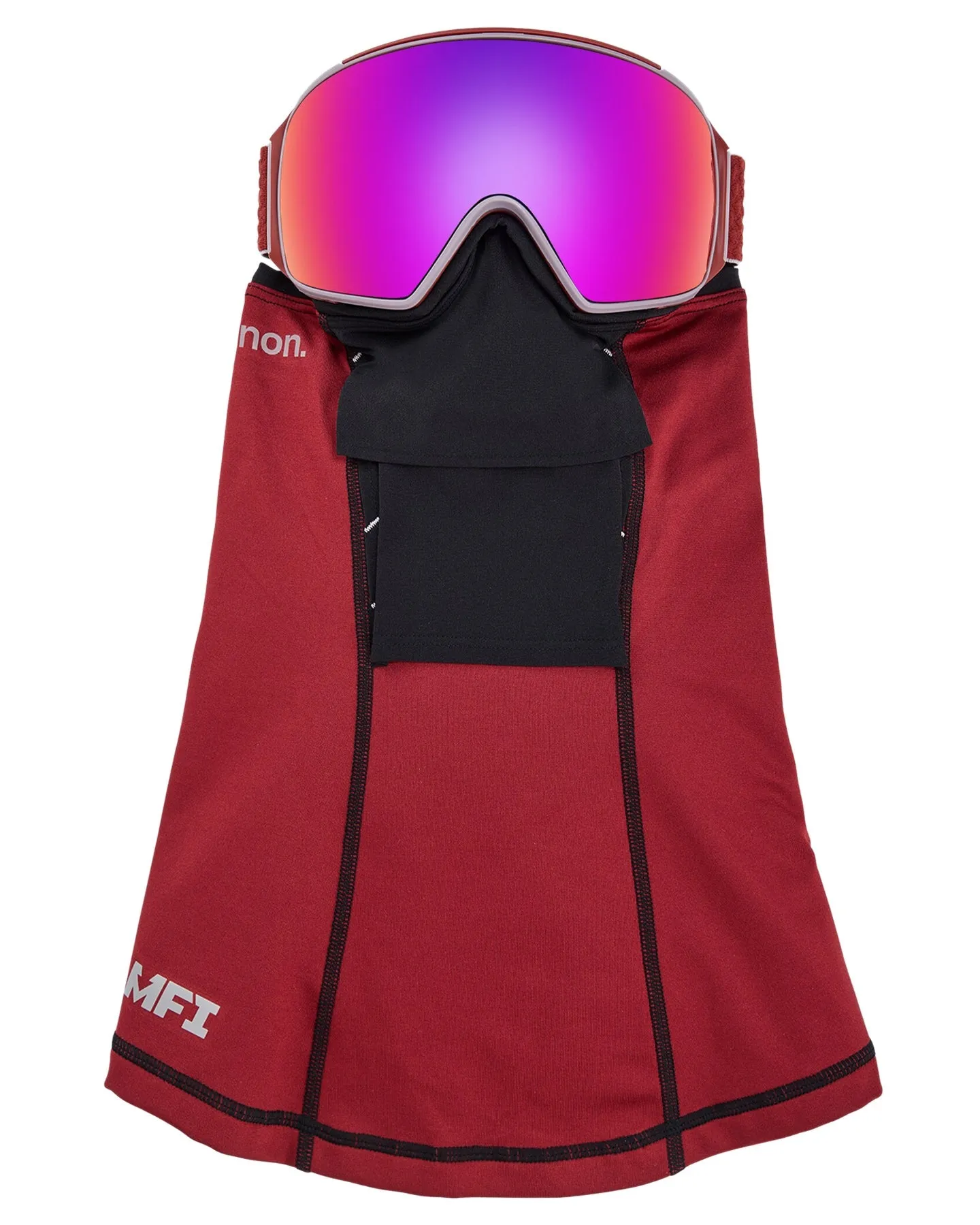 Anon M4 Toric Low Bridge Fit Snow Goggles   Bonus Lens   Mfi® Face Mask - Mars/Perceive Sunny Red Lens