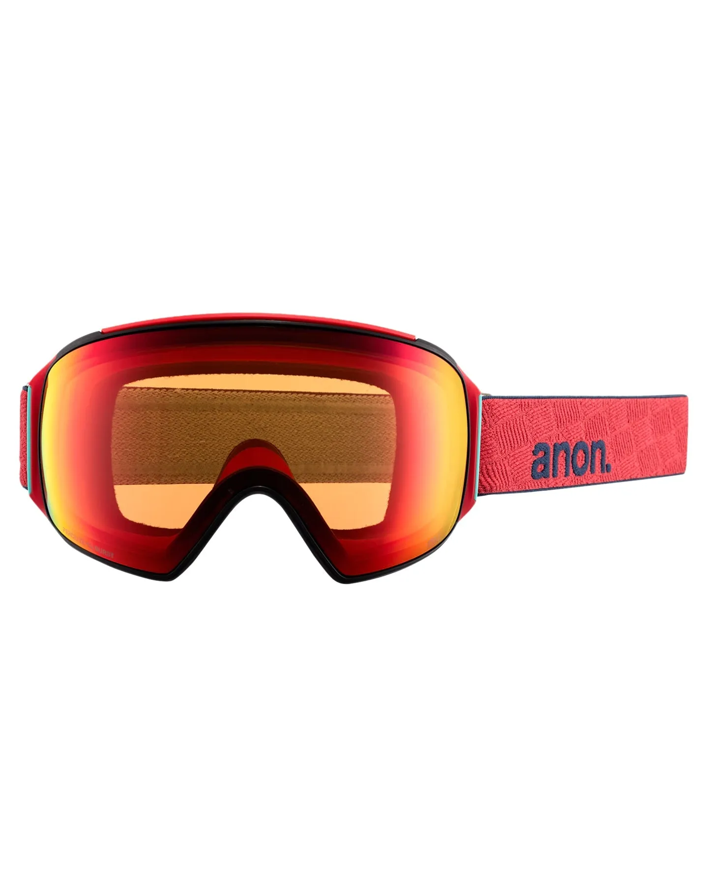 Anon M4 Toric Low Bridge Snow Goggles   Bonus Lens   Mfi® Face Mask - Coral/Perceive Sunny Bronze Lens