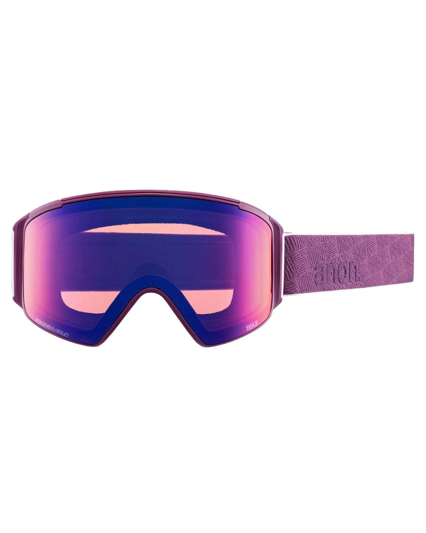 Anon M4S Cylindrical Low Bridge Snow Goggles   Bonus Lens - Grape/Perceive Sunny Onyx Lens
