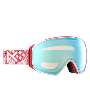 Anon M4S Toric Low Bridge Fit Snow Goggles   Bonus Lens   MFI - Joshua Noom / Perceive Variable Blue