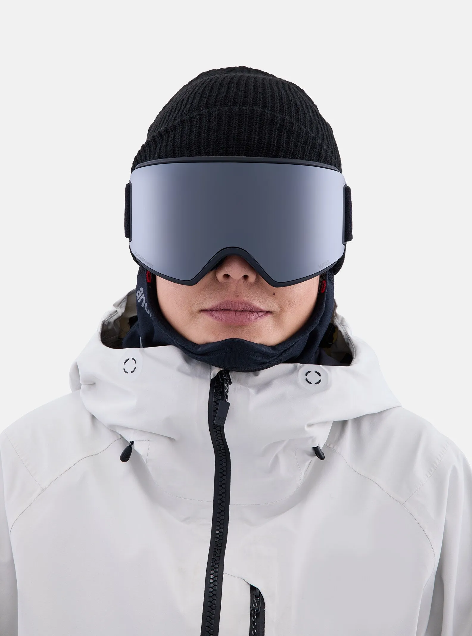 Anon WM3 Goggles & MFI Face Mask & Spare Lens Low Bridge Fit Smoke / Perceive Sunny Onyx Lens