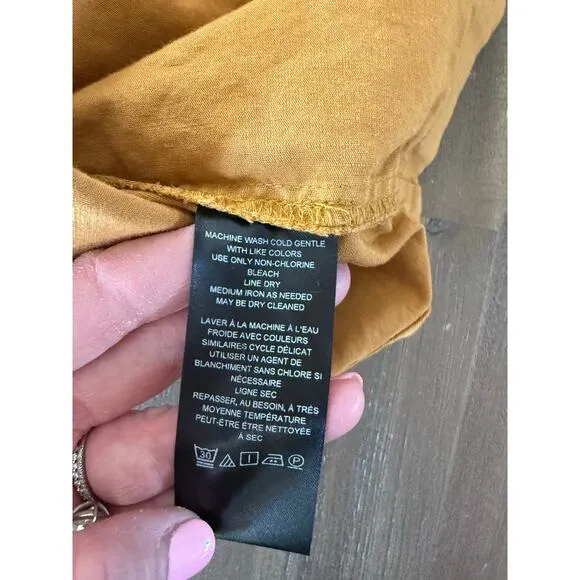 Anthropologie Maeve The Collete Skirt Brown Size Large
