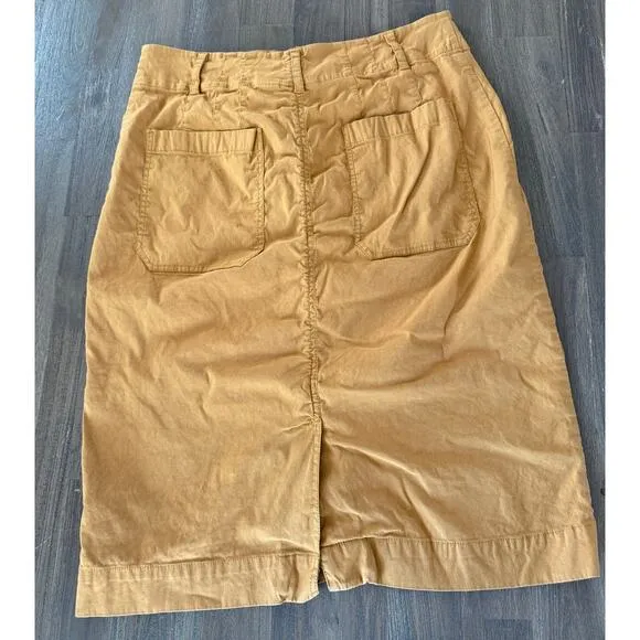 Anthropologie Maeve The Collete Skirt Brown Size Large