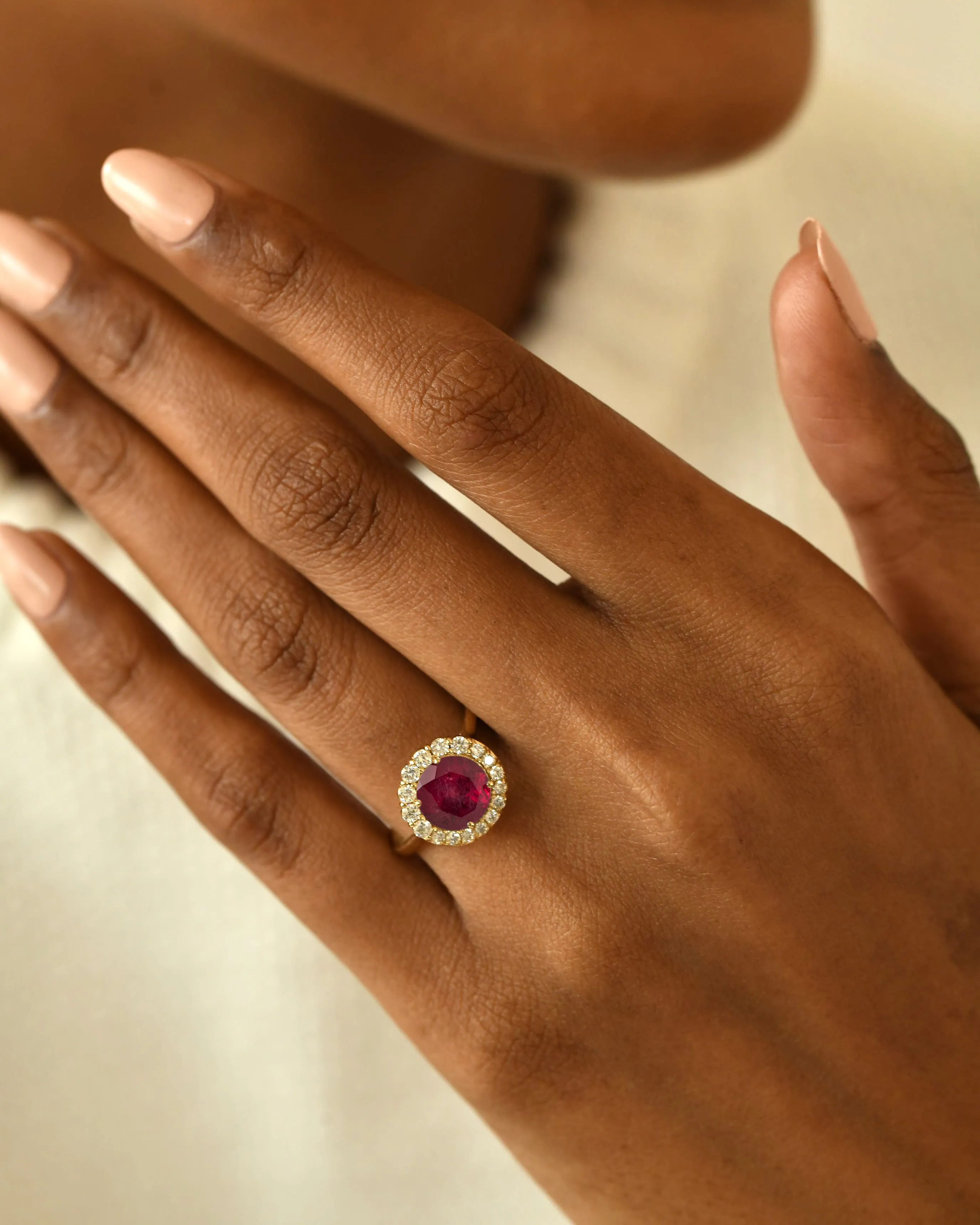 Aureola Ruby Ring