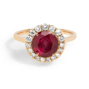 Aureola Ruby Ring