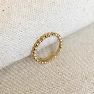 Beaded Band Ring