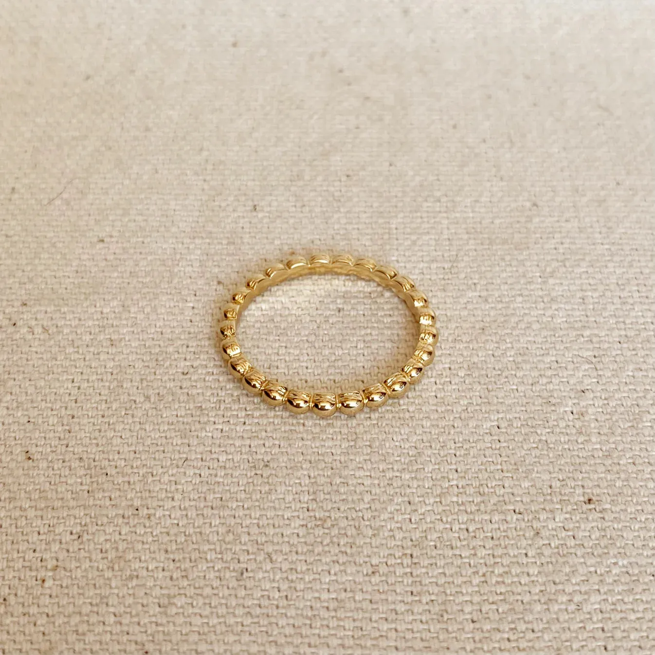 Beaded Band Ring