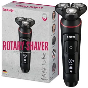 Beurer Germany MN8X Electric Shaver: Rotary Shaver with 360° Flexible Head, Wet & Dry Shaving, Rechargeable