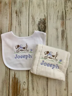 Bib & Burp Cloth Set