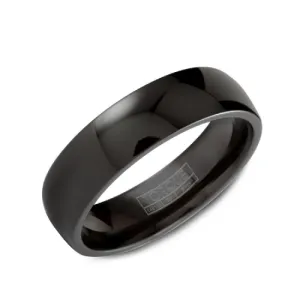 Black Cobalt (6mm)  Dome Band